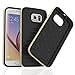 Galaxy S6 Case, Vena [vFrame] Slim Hybrid Aluminum Frame TPU Bumper Case for Samsung Galaxy S6 (Champagne Gold)