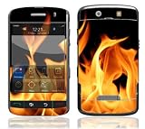 Flame Design Decal Skin Sticker for the BlackBerry Storm 9530 9500 Cell Phone