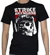 STRIKE ANYWHERE - Helmet Skull - Black T-shirt