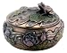 Frog Sitting On Lily Decoration Art Nouveau Design Jewelry Box