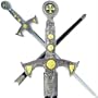 39 Inch Knight Templar Sword w/ Hard Scabbard