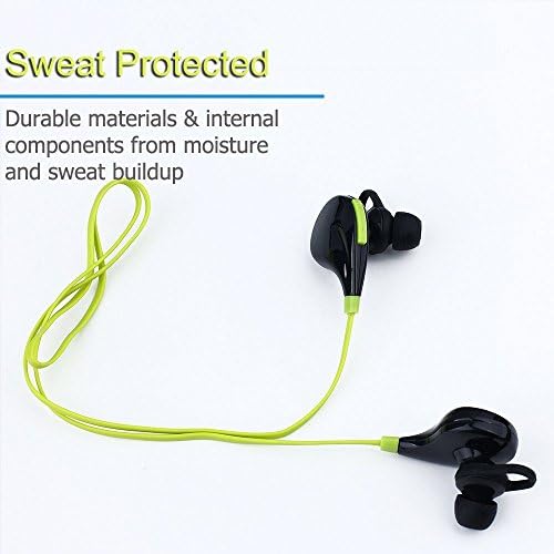 Atecher® Wireless Bluetooth 4.1 Sport In-Ear Earbuds Headset Headphone Earphones Earpiece for Running, Exercise, Gym, Workouts. Sweat-proof Noise Cancelling Bluetooth Earbuds with Built-in Microphone, Playback Controls, and 8 Hour Battery for iPhone 6, 6 Plus, 5 5c 5s 4,Ipad 2 3 4 Air New Ipad, Ipod, Samsung Galaxy S6 S5 S4 S3 Note 4 3 2 LG G2 G3 Sony Nokia Lumia Moto HTC One M8 M9,Android Smart Phones Bluetooth Devices Tablet Phones-Blue