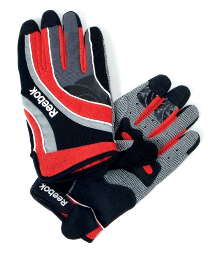 Reebok Herren Fahrradhandschuhe, mehrfarbig rot/schwarz/grau/wei&szlig;, M, RCA1-14002 Preisvergleich