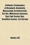 Software Companies of Denmark: Atomistix, Maconomy, IO Interactive, CLC Bio, Milestone Systems, Dps CAD-Center APS, Deadline Games, CCI Europe-