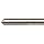 Alvord Polk 155-H High-Speed Steel Taper Pin Reamer, Left Hand Spiral Flute, Round Shank, Uncoated (Bright)