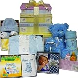 Welcome Little One New Baby Gift Tower - BOY