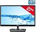 LG Electronics DM2752D Cinema 3D TV 68,6 cm (27 Zoll) widescreen TFT-Monitor (LED, VGA, HDMI, SCART, 5ms Reaktionszeit) mattschwarz