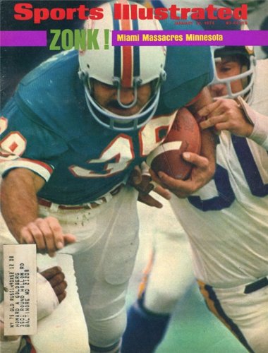 Larry Csonka Unsigned Sports Illustrated Magazine - January 21, 1974