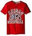 adidas Big Boys' Short Sleeve Tee , Light Scarlet, Medium/10-12