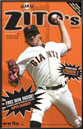San Francisco Giants- Barry Zito Lamina Framed Poster Print, 22x34