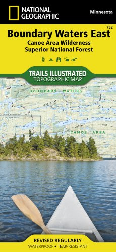 Boundary Waters East [Canoe Area Wilderness, Superior National Forest] (National Geographic Trails Illustrated Map)