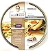 Gourmet Pro PFOA and PTFE Free Commercial Bakeware 14 inch Bronze Non-Stick Pizza Pan with Air Flow Technology