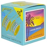 California Scents Spillproof Organic Air Freshener Twin-pack, Laguna Breeze (Pack of 4)