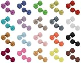 Solid Color Silk Knot Cufflinks