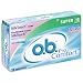 o.b. Pro Comfort Tampons, Super Absorbency , 18-Count Packages (Pack of 5)