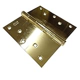 クマモト ステンレス義星丁番 2.5×127×127 2枚セット 金色 ST-5