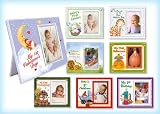 Baby's First Year Picture Frame Gift Set and Nursery Decor