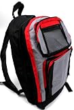 Moda Children's Backpack (Red/Grey/Black)