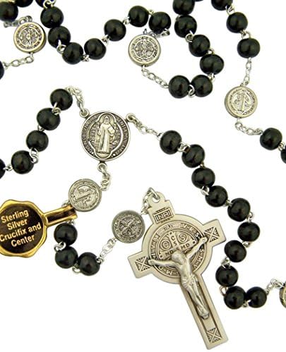 HMHIncHMHInc 15 Inch St Benedict Crucifix Rosary