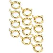 12 Pocket Watch Connectors Fobs Gold Plated 12mm Parts