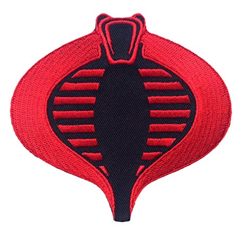 Hook Cobra Red Black Embroidered Hat Ball Cap Patch by Titan One