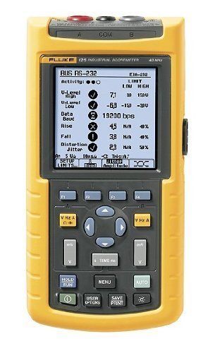 Fluke 125-003S Industrial ScopeMeter Kit with, Bus Health, Power and Harmonics with SCC120 kit - Fluke - FL-125-003S - ISBN: B001VXXZHA - ISBN-13: 0095969400978