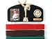 Sporting Goods : Martial arts belt display with a KICK ! Midn. trophy male.