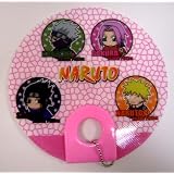 NARUTO: Hand Fan (pink) + Pin