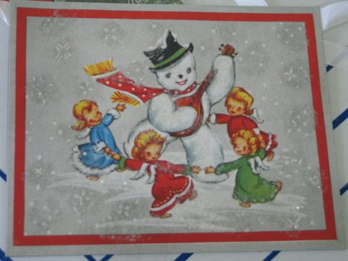 Vintage Style Christmas Card Garland by Bethany Lowe