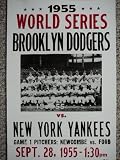 Brooklyn Dodgers New York Yankees World Series Poster