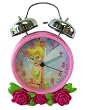 Disney Princess Tinker Bell Twin Bell Alarm Clock - Garden Fairy Tinker Bell Clock