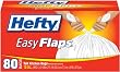 Hefty EZ Flaps Tall, 13 Gallon Kitchen Bags, 80 Count Boxes (Pack of 6)