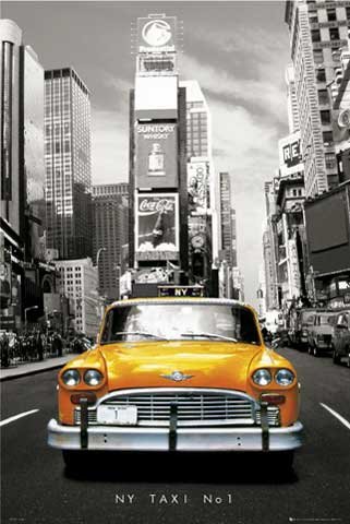 Empire 82343 New York Yellow Cab, Poster / Plakat ca. 91.5 x 61 cm