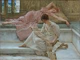 Kunstreproduktion: Sir Lawrence Alma-Tadema, A favourite poet, 71 x 53