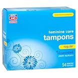 Rite Aid Tampons, Regular Unscented 54 ct.