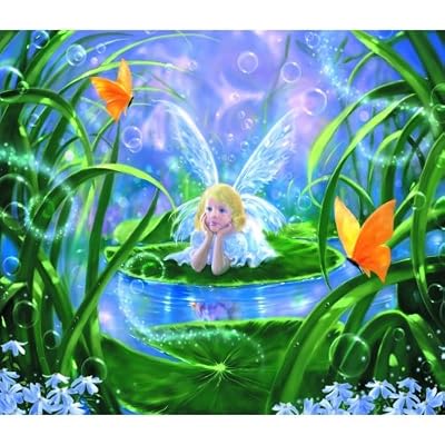 Lily Fairy 200pc Childrens Jigsaw Puzzle by richard Biffle