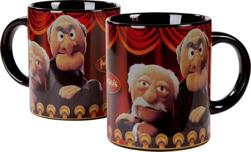 Childrens Toyshop  Spielwaren : Disney Muppets Muppet-Show Kermit-Collection Tasse Waldorf und Statler