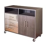 Powell Monster Steel and Laminate Mobile Storage Unit