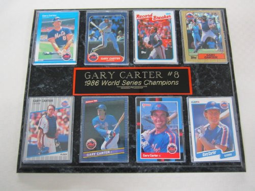 New York Mets Gary Carter 8 Card Plaque