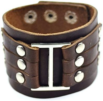 Handmade Leather Buckle Bracelet By Db