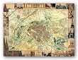 Carte de Paris II by Susan Gillette 40"x30" Art Print Poster