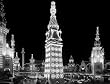 A Night at Coney Island's Luna Park, 1905 - Captivating 16x20 Photographic Print from the Library of Congress Collection