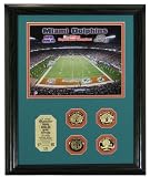 Miami Dolphins Framed 2 Time Super Bowl Champions Photomint