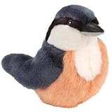 RSPB Nuthatch soft toy with authentic sound