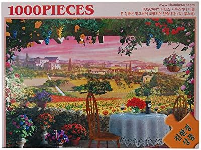 CHAMBERART jigsaw puzzle-Paper TUSCANY HILLS (28.94" x 21.10") Made in KOREA