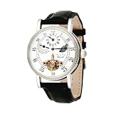 Pere de Temps Unisex 4017 Debut II Fleur de Lys Automatic Mechanical WatchStainless Steel with... by Pere de Temps