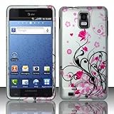 Samsung Infuse 4G Accessory - Blossoming Pink Spring Flower Design Protecti ....