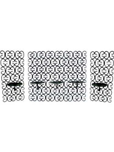 Set 3 Spanish Scroll Candle Sconces