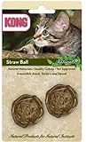 Picture KONG Naturals Straw Ball Catnip Toy, Colors Vary, 2-Pack