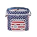 THE #1 American Flag Cooler with Speakers & Subwoofer (Bluetooth, 15-Watt) for Parties/Festivals/Boat/Beach. Rechargeable Speaker Cooler, Works with iPhone & Android (2018 Edition)